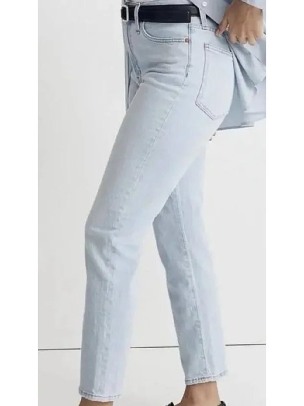 Madewell Light Blue Straight-Leg Jeans